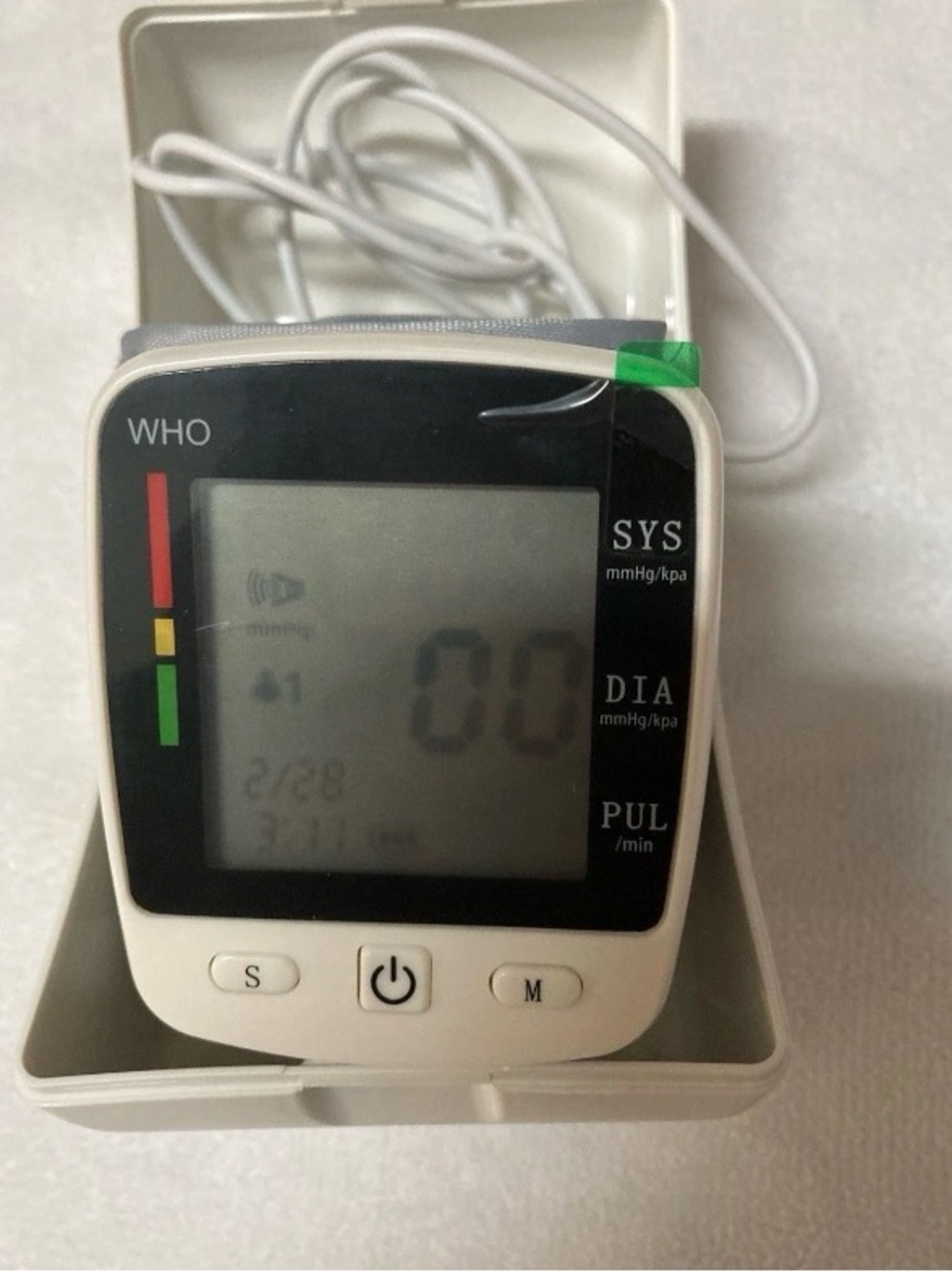 Talking Wrist Blood Pressure Cuff - Picture 2 of 4